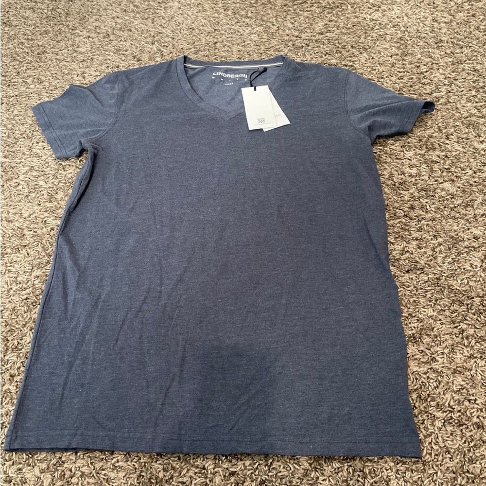 Lindbergh white NWT V-neck T-shirt size large